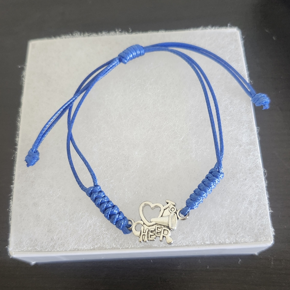 NWOT Cheerleader Charm Bracelet